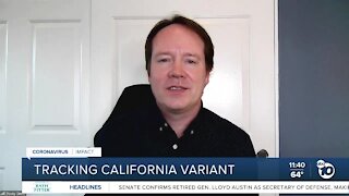 Tracking California virus variant