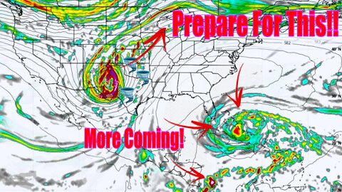 Get Ready! Tornado Outbreak, Damaging Winds & Flooding, Possibly Tropical - The WeatherMan Plus