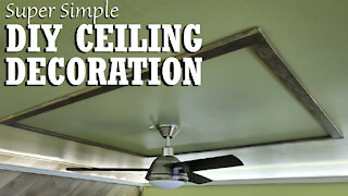 Simple DIY Ceiling Decoration