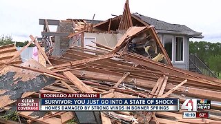 Homes destroyed, church damaged in Bonner Springs