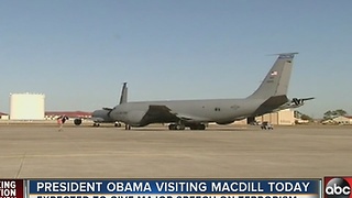 President Obama visiting MacDill on Tuesday