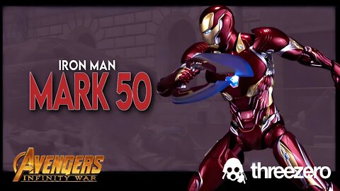 Threezero Avengers Infinity Saga Iron Man Mark 50 DLX Figure @The Review Spot