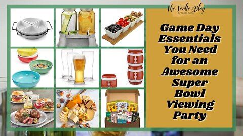The Teelie Blog | Game Day Essentials You Need for an Awesome Super Bowl Viewing Party|Teelie Turner