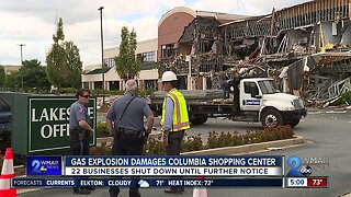 Recovery begins after Columbia shopping center explosion displaces 22 businesses