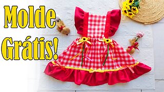 Como Fazer Vestido de Festa Junina