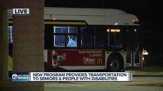 New program provides transportation to seniors and people with disabilities