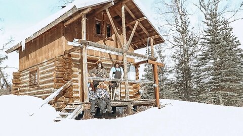 Part 1: Traveling the Frozen Rivers of ALASKA to Visit our Remote Cabin for the 1st Time!🏔️