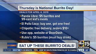 Thursday is National Burrito Day!