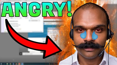 Butthurt CRYING scammer RAGES at me! (Files Deleted)