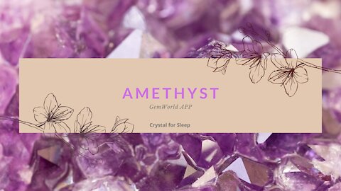 💎 GemWorld Presents: ⚖️ Amethyst: the healing Purple most popular gemstone - Calm and Stillness 🔮