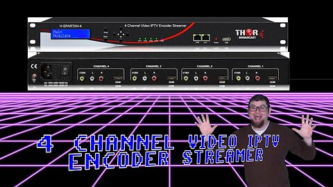4 Channel HDMI + CVBS Network Encoder Streamer - THOR BROADCAST