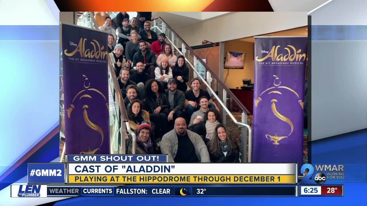 Good morning from the cast of Disney's Aladdin!