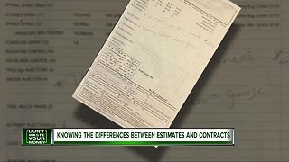 Knowing the differences between estimates and contracts