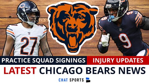 2022 Chicago Bears Practice Squad Signings + Bears Injury News On Tajae Sharpe & Jaquan Brisker