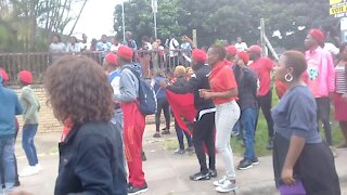 SOUTH AFRICA - Durban - EFF protest outside TVET college (Videos) (fKH)