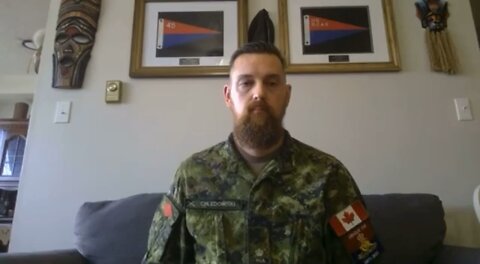 Canadian Army Major Stephen Chledowski breaks ranks and speaks out tonight