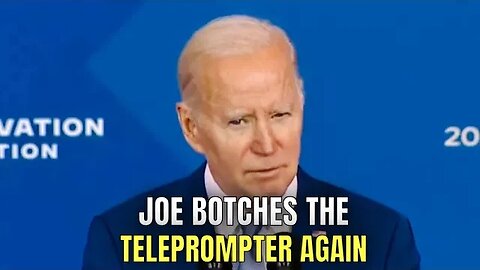 Joe Fought the Teleprompter, and the TELEPROMPTER WON!