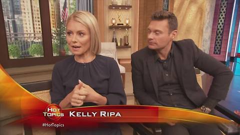 Hot Topics goes behind the scenes with Kelly Ripa and Ryan Seacrest