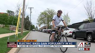 Electric bikes gaining popularity in Kansas City