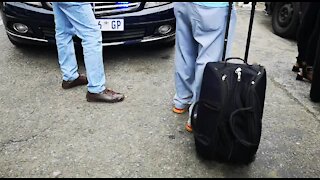 SOUTH AFRICA - Johannesburg. Prisoners escape from court (cell images and videos) (vv7)