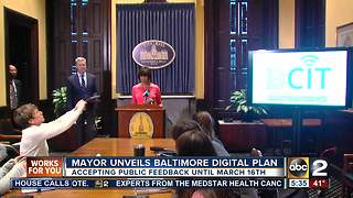 Catherine Pugh unveils Baltimore digital plan