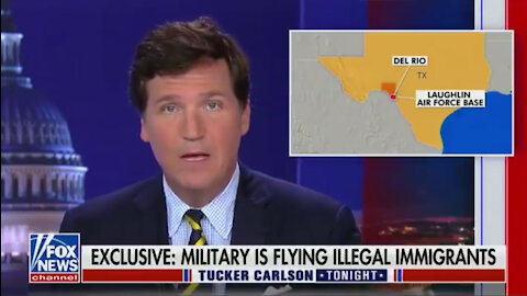 Tucker: U.S. Military is moving illegal immigrants secretly around the country