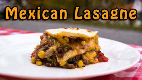 Dutch Oven Mexican Lasagne