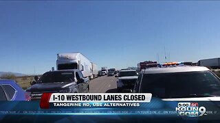 ADOT: Crashes close WB lanes on I-10 at Tangerine Road