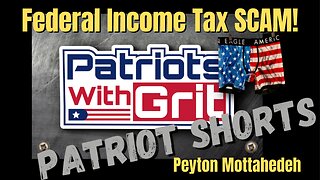 Federal Income Tax SCAM-Are You Required To Pay It? | Peymon Mottahedeh