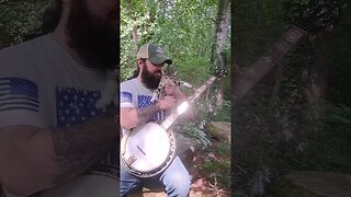 "America the Beautiful" on the banjo. Special appearance by Callie the Cat. #banjo #bluegrass