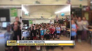 Kevin visits Pardee Elementary in Dearborn Heights