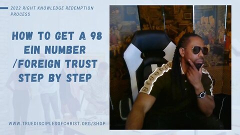 How to Get a 98 EIN Number /Foreign Trust Step by Step Tazadaq