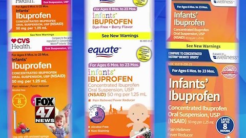 Infant ibuprofen sold at Walmart, CVS recalled