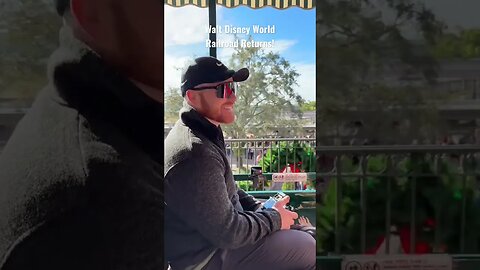 WALT DISNEY WORLD RAILROAD #magickingdom #disneyvlog #waltdisneyworld #train #disneynews