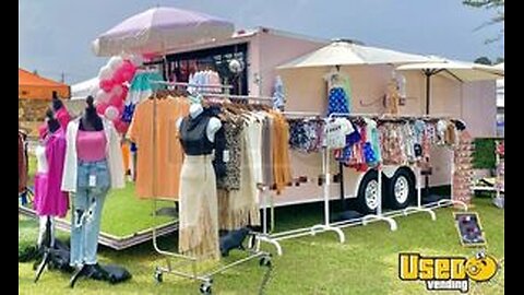 NICE 37' Fully Renovated Mobile Boutique Trailer Retail Merchandise Mobile Fashion Trailer