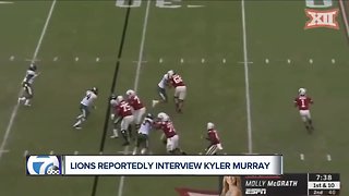 Lions reportedly interview Kyler Murray at NFL Combine