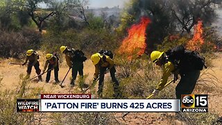 Patton Fire burns 425 acres