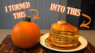 PUMPKIN PANCAKES | How to make Pumpkin PUREE