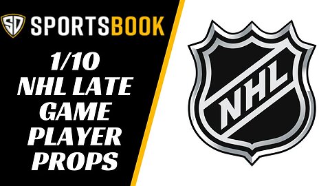 SuperDraft Sportsbook NHL Late Game Player Props 1/10/23