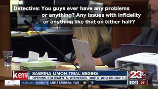 Trial starts for Sabrina Limon for the murder of her husband Robert Limon