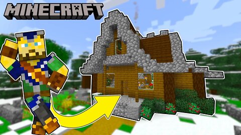 Snowy Taiga Starter House | Minecraft 1.19 Survival Let's Play (#1)