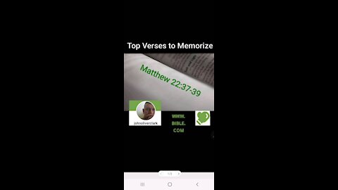 Top Verses To Memorize, Matthew 22:37-39