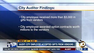 City Audit: Employee accepted thousands of dollars in gifts from private vendors
