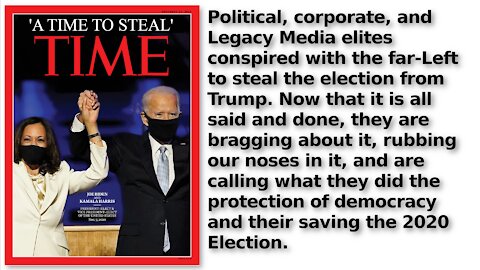 Time Magazine Admits There Was a Conspiracy to Steal the Election From Trump