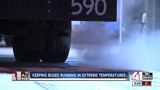 School bus companies take extra measures to start buses on cold mornings