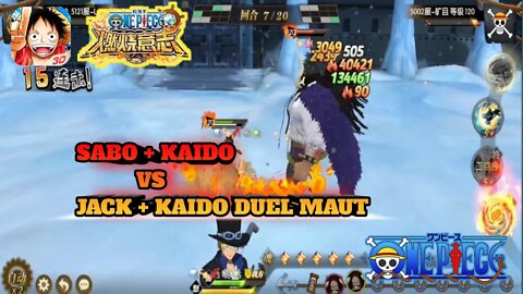 Test PVP Vs Duo Jack Ft Kaido | "One Piece Burning Will Mobile"
