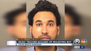 Music teacher accused of molesting boy in Palm Beach Gardens