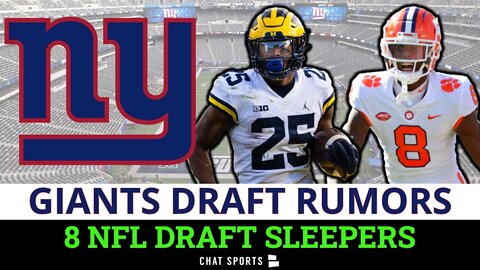8 NFL Draft SLEEPERS The New York Giants CAN’T PASS ON In The 2022 NFL Draft | NY Giants Rumors