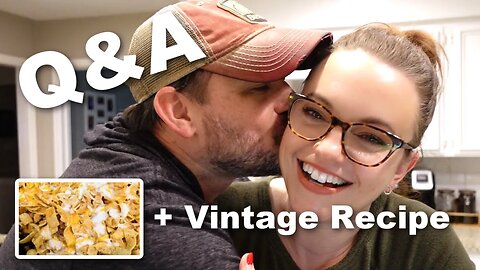 Cooking & answering YOUR questions! | Vintage Recipe!!