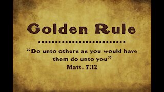 Today's Lesson - The Golden Rule